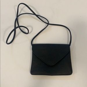 Small black crossbody  bag .